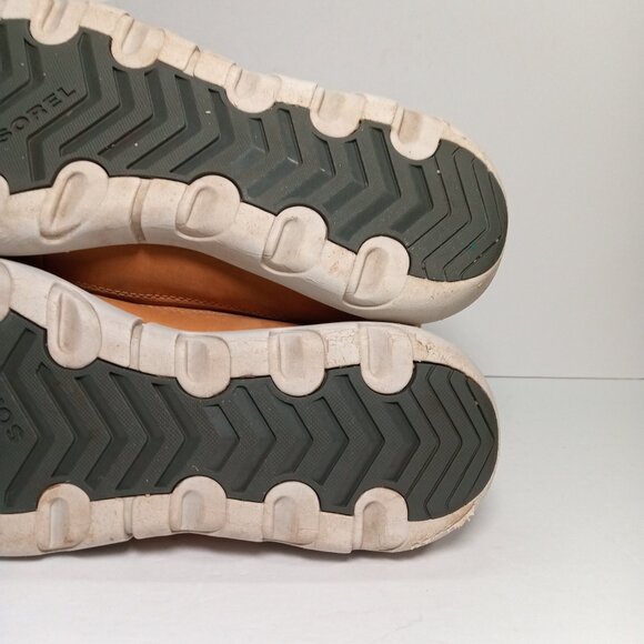 SOREL Explorer II Joan Winter Boots Women 11 Suede Leather Tan Gray Ankle - Picture 13 of 15